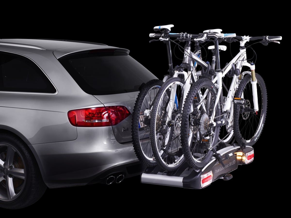 Bagażnik rowerowy Thule na hak z trzema rowerami